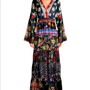 NWT Johnny Was Dunas silk print dress
